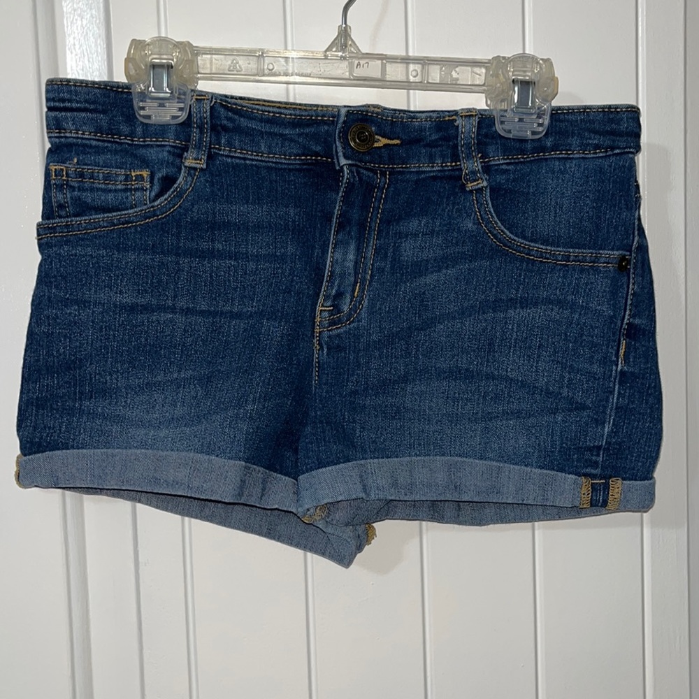 crazy 8 blue jean shorts